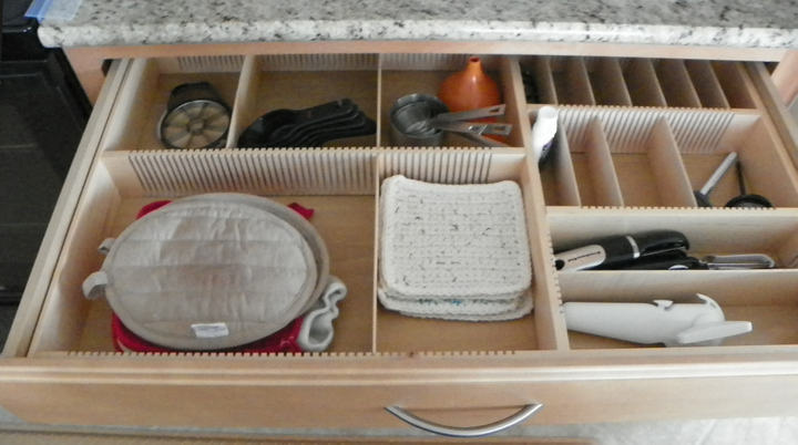 wide kitchen drawer organizer