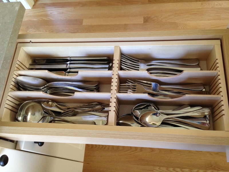 small kitchen silverware drawer