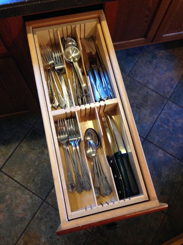 narrow small kitchen drawer