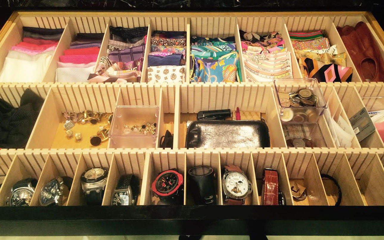 handkerchief watch organizer