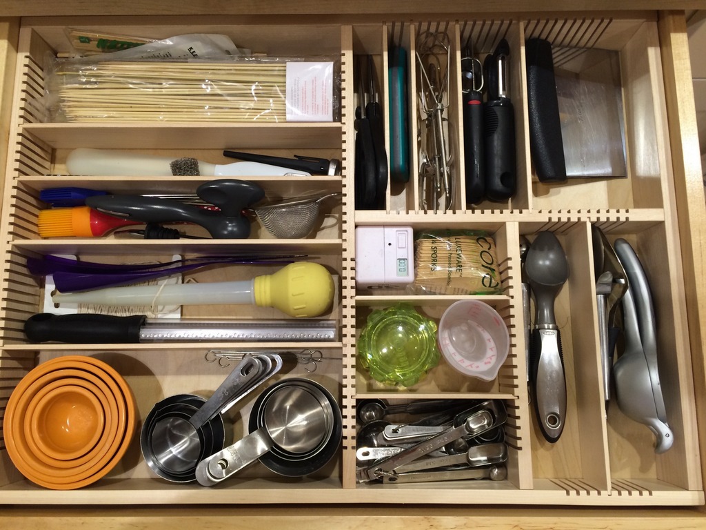 custom kitchen drawer insert