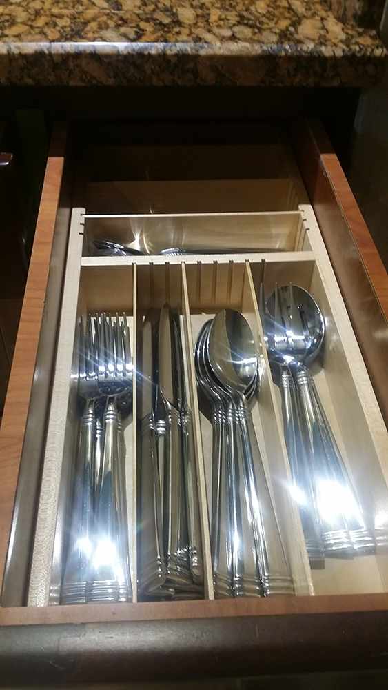 narrow kitchen drawer