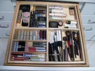 bathroom makeup drawer insert organizer